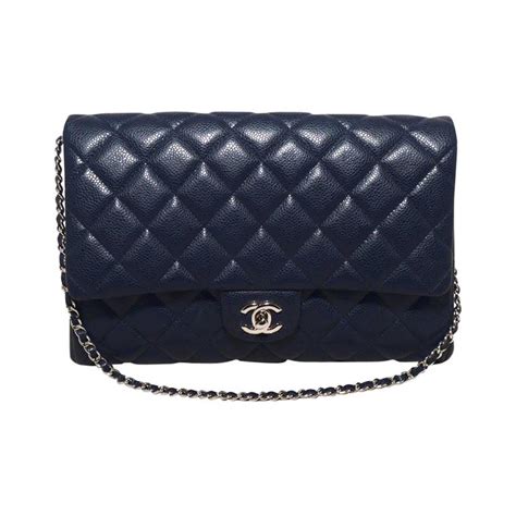 navy blue chanel clutch|Clutch with chain .